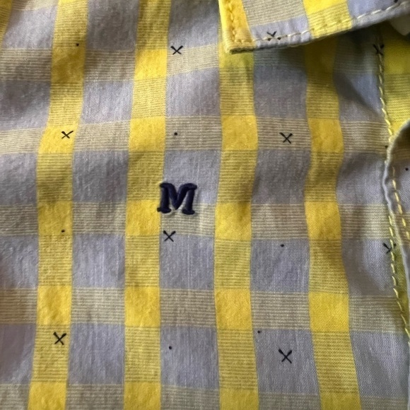 MAYORAL BABY BOY PASTEL BUTTONED DOWN SHIRT SIZE 9 MONTHS - Picture 5 of 8